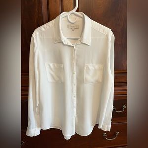 White shirt from Loft XL